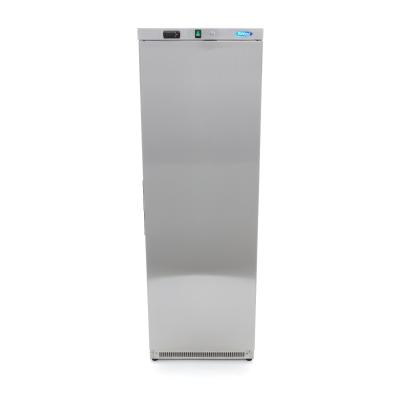 Lednice - 400 l - 4 nastavitelné police - nerezová ocel | MAXIMA 09405016