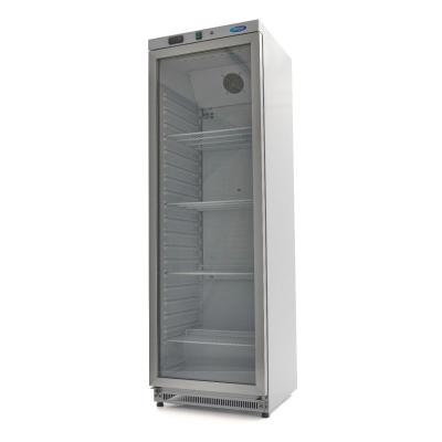 Lednice - 400 l - bílá - se skleněnými dveřmi | MAXIMA 09405018
