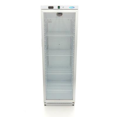 Lednice - 400 l - bílá - se skleněnými dveřmi | MAXIMA 09405018