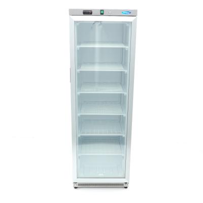 MAXIMA 09405023 | Mraznička - 400 l - nerezová ocel - se skleněnými dveřmi