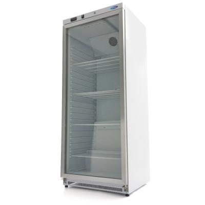 Lednice - 600 l - bílá - se skleněnými dveřmi | MAXIMA 09405030