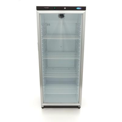 Lednice - 600 l - černá - se skleněnými dveřmi | MAXIMA 09405032