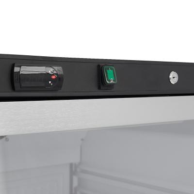 Lednice - 600 l - černá - se skleněnými dveřmi | MAXIMA 09405032