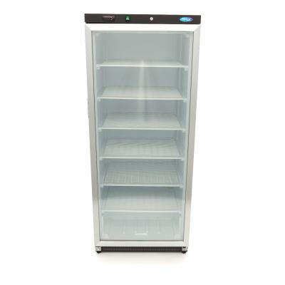 MAXIMA 09405033 | Mraznička - 600 l - černá - se skleněnými dveřmi