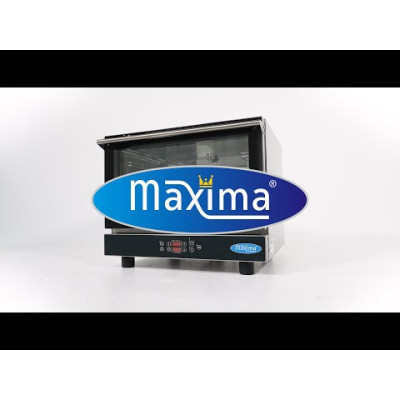 Maxima Kombinovaná parní Trouba - vhodná pro 4 x 2/3 GN Zásobníky - Digitální Displej |  08500201