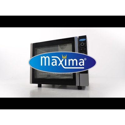 Maxima Kombinovaná parní Trouba - vhodná pro 10 Zásobníky (1/1 GN / 60 x 40 cm) - Analogová - 400V |  08500207