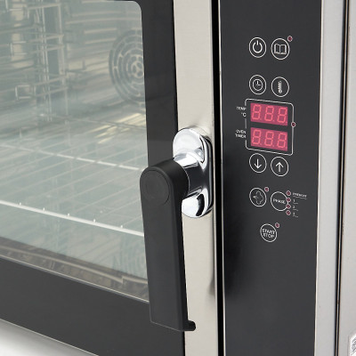 Maxima Kombinovaná parní Trouba - vhodná pro 4 Zásobníky (1/1 GN / 60 x 40 cm) - Digitální Displej - 400V |  08500208