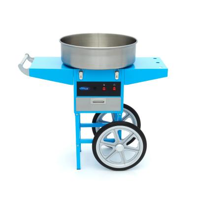 MAXIMA 09506003 | Strojek na cukrovou vatu - Ø 52 cm - modrý - s košíkem
