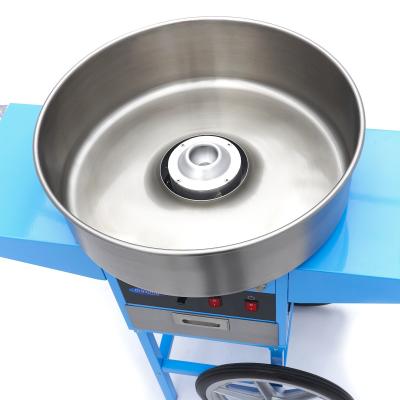 MAXIMA 09506003 | Strojek na cukrovou vatu - Ø 52 cm - modrý - s košíkem