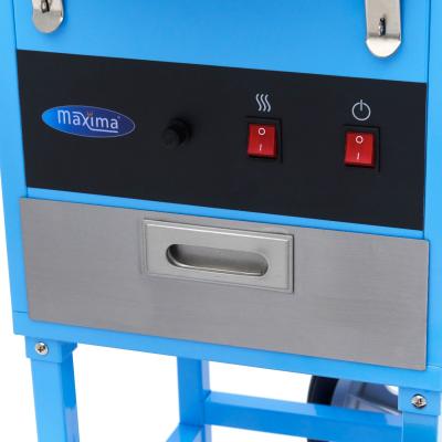 MAXIMA 09506003 | Strojek na cukrovou vatu - Ø 52 cm - modrý - s košíkem