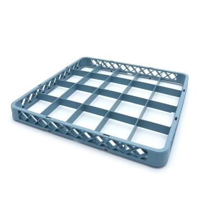 Rozšiřující skleněný stojan do myčky nádobí - 50 x 50cm - 20 přihrádek | MAXIMA 09507109
