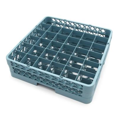 Rozšiřující skleněný stojan do myčky nádobí - 50 x 50cm - 36 přihrádek | MAXIMA 09507113