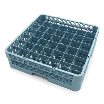 Rozšiřující skleněný stojan do myčky nádobí - 50 x 50cm - 49 přihrádek | MAXIMA 09507115