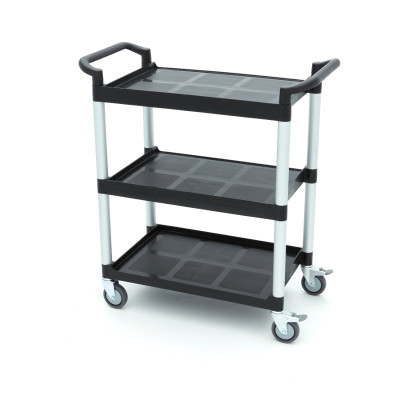 Maxima Servírovací vozík - 3 plastové police - 86,5 x 42,5 cm |  09507001