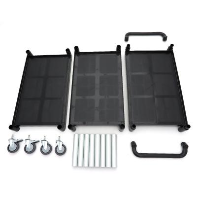 Servírovací vozík - 3 plastové police - 103 x 50,5 cm | MAXIMA 09507002