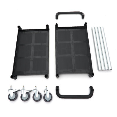 Maxima Servírovací vozík - 2 plastové police - 86,5 x 42,5 cm |  09507003