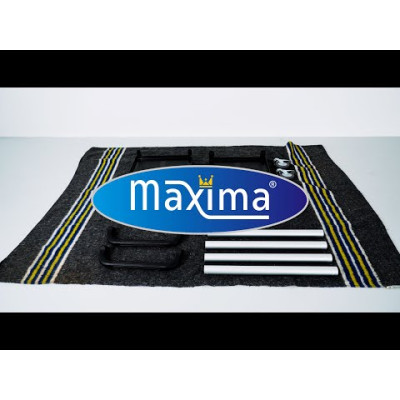 Maxima Servírovací vozík - 2 plastové police - 86,5 x 42,5 cm |  09507003