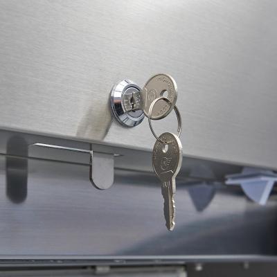 MAXIMA 09400031 | Chladnička - 700 l - 3 nastavitelné police (2/1 GN) - nerezová ocel - se skleněnými dveřmi