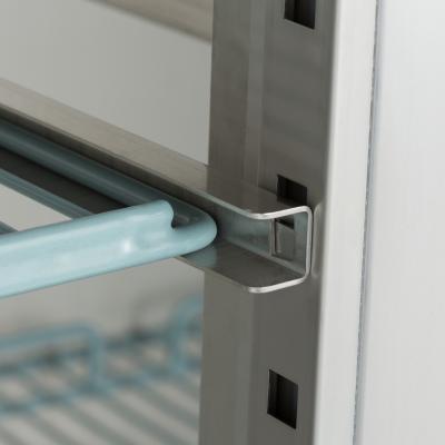 Lednice - 700 l - 3 nastavitelných polic (2/1 GN) - na kolečkách - nerezová ocel | MAXIMA 09400030