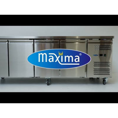 Maxima Pultový CHLADÍCÍ STŮL - 223 cm - 4 dveře |  09400408