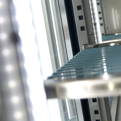 Maxima Pultový CHLADÍCÍ STŮL - 223 cm - 4 skleněné dveře |  09400409