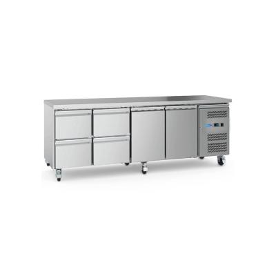 Pultový CHLADÍCÍ STŮL - 223 cm - 4 dveře | MAXIMA 09400408