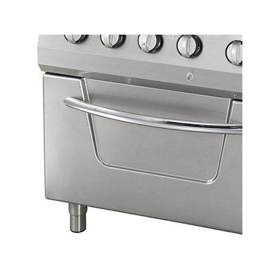 Maxima Heavy Duty sporák - 4 hořáky - dvojitá jednotka - hloubka 70 cm - 37 kW - plyn včetně trouby |  09396113