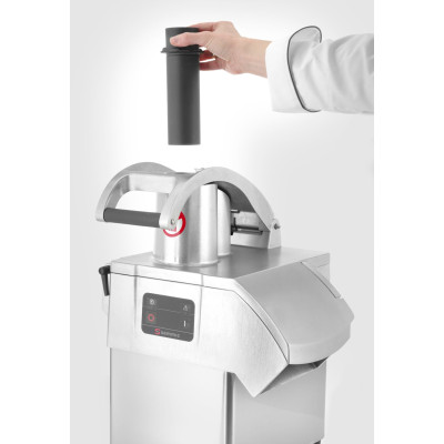 Elektrický kráječ na zeleninu, s elektronickým grafickým panelem řady CA-31, 230V, Sammic, Stříbrná, 230V/550W, 389x405x