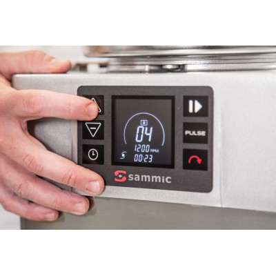 Kutr-emulgátor KE-5V s elektronickým grafickým panelem, Sammic, 5,5L, 230V/1500W, 286x387x(H)487mm | 1050834