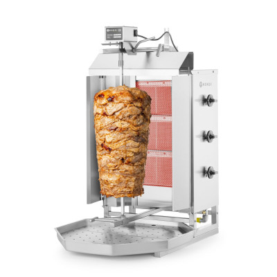 Plynový gril na kebab, HENDI, Profi Line, 9,75kW, 470x550x(H)960mm | 143087