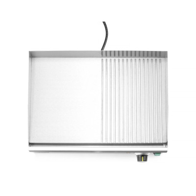 Mřížka s polovičním žebrováním, HENDI, Kitchen Line, 220-240V/2400W, 527x404x(H)233mm | 154946