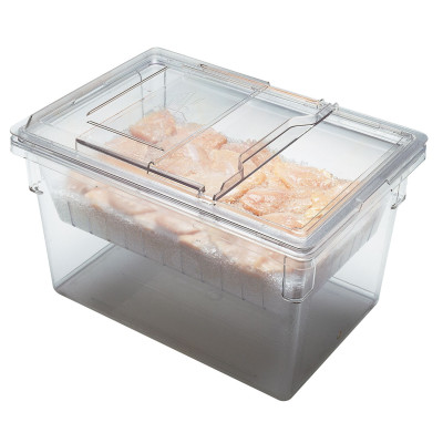 Polykarbonátová nádoba Camwear, 83,3 l, Cambro, Průhledná, 460x660x(H)380mm | 182615CW135