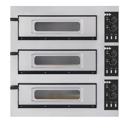 Pec na pizzu 3-stupňová basic 3/50 glass and light, Prismafood, 400V/1200W, 915x690x(H)900mm | 201046
