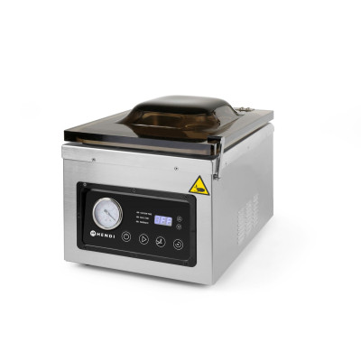 Vakuová balička - komora, HENDI, Profi Line, těsnicí lišta 260 mm, 240V/1000W, 330x480x(H)361mm | 201428