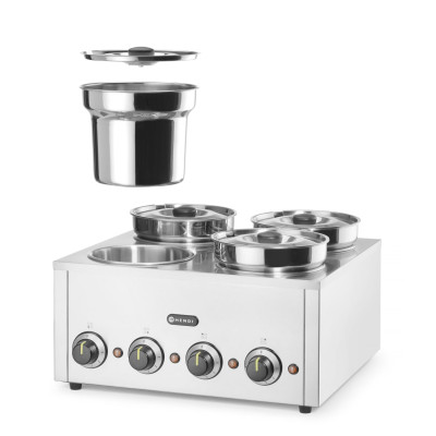 Termosystém 4, HENDI, 16L, 220-240V/800W, 506x509x(H)298mm | 201466