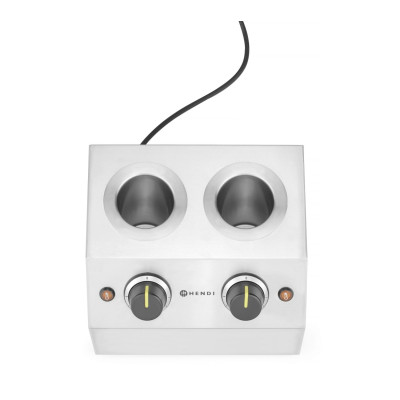 Ohřívač omáček dvojitý, HENDI, 1,3L, 220-240V/400W, 270x223x(H)282mm | 201725