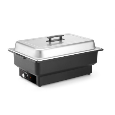 Chafing dish elektrický Tellano, HENDI, Kitchen Line, GN 1/1, 9L, 220-240V/900W, 575x349x(H)278mm | 204825