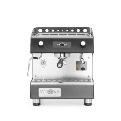 Kávovar Romeo Easy 1 pákový, poloautomatický, černý, HENDI, 230V/1800W, 375x530x(H)485mm | 207598