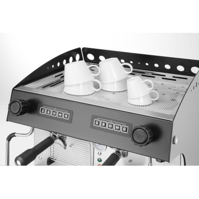 Kompaktní automatický kávovar Julia, 2-skupinový, HENDI, Černá, 230V/2700W, 475x563x(H)530mm | 207499