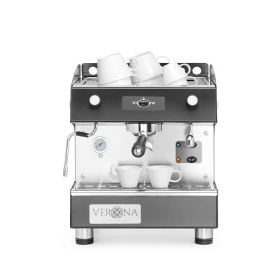 Kávovar Romeo Easy 1 pákový, poloautomatický, černý, HENDI, 230V/1800W, 375x530x(H)485mm | 207598