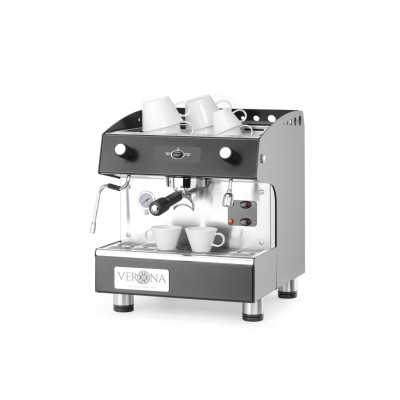 Kávovar Romeo Easy 1 pákový, poloautomatický, černý, HENDI, 230V/1800W, 375x530x(H)485mm | 207598