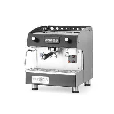 Automatický 1-skupinový kávovar Romeo, HENDI, Kávovar VERONA ROMEO, 1pákový - automatický, 230V/1800W, 375x530x(H)485mm | 207642