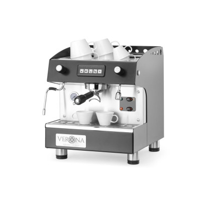 Automatický 1-skupinový kávovar Romeo, HENDI, Kávovar VERONA ROMEO, 1pákový - automatický, 230V/1800W, 375x530x(H)485mm | 207642