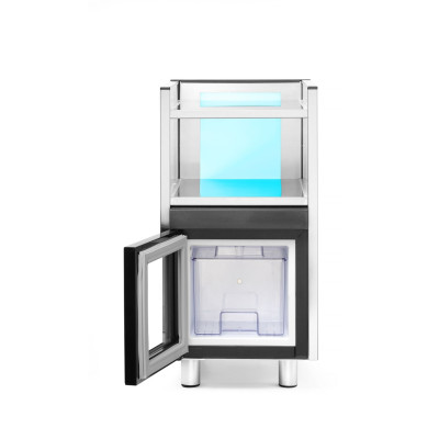 Chladnička na mléko s ohřívačem šálků, HENDI, 3,5L, 230V/168W, 313x442x(H)613mm | 209080