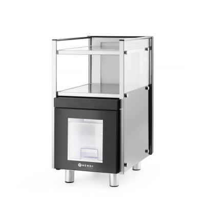 Chladnička na mléko s ohřívačem šálků, HENDI, 3,5L, 230V/168W, 313x442x(H)613mm | 209080