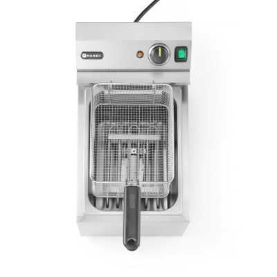 Fritéza XL s vypouštěcím kohoutem HENDI GOLIATH, HENDI, 10L, 400V/10200W, 300x585x(H)392mm | 209431