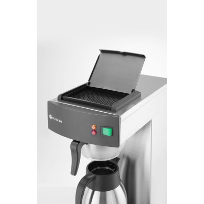 Překapávací kávovar, HENDI, 2L, 220-240V/1400W, 215x410x(H)520mm | 211052