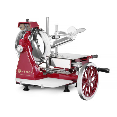 Manuální kráječ, RETRO 300, HENDI, Červená, 720x600x(H)740mm | 210956