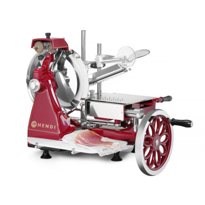 Manuální kráječ, RETRO 300, HENDI, Červená, 720x600x(H)740mm | 210956