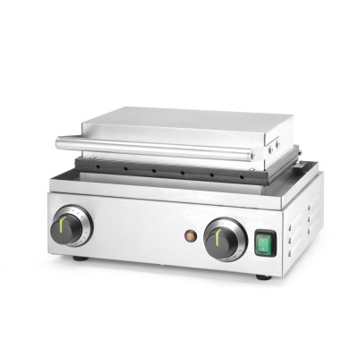 Vaflovač na kukuřičné psíky, HENDI, 230V/1550W, 390x378x(H)229mm | 212189